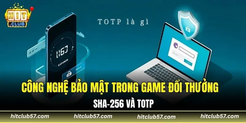 Công nghệ bảo mật game đổi thưởng SHA256 TOTP