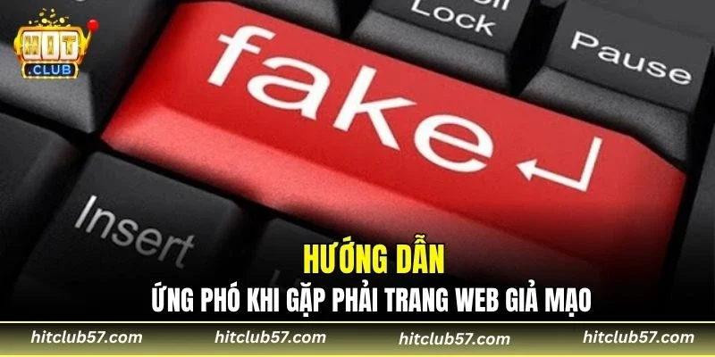 Hướng dẫn ứng phó khi gặp phải trang web giả mạo