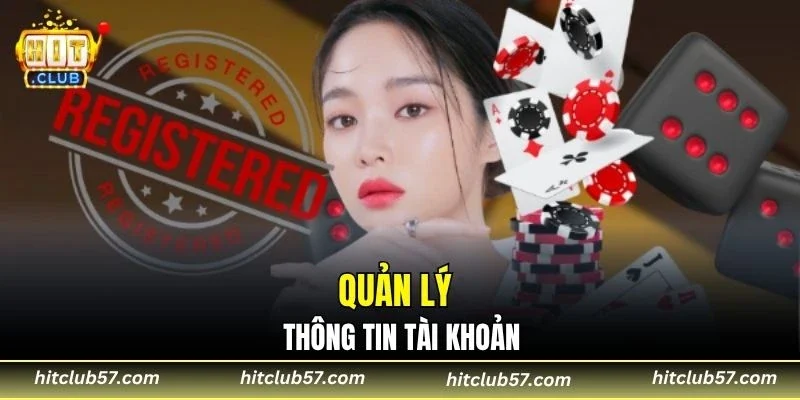 Quản lý thông tin tài khoản