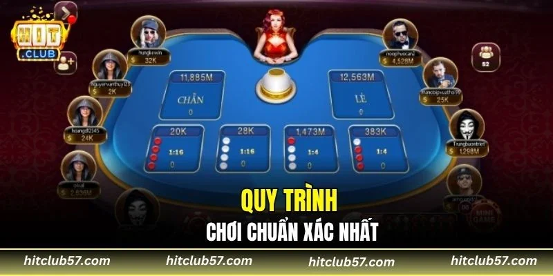 Quy trình chơi chuẩn xác nhất